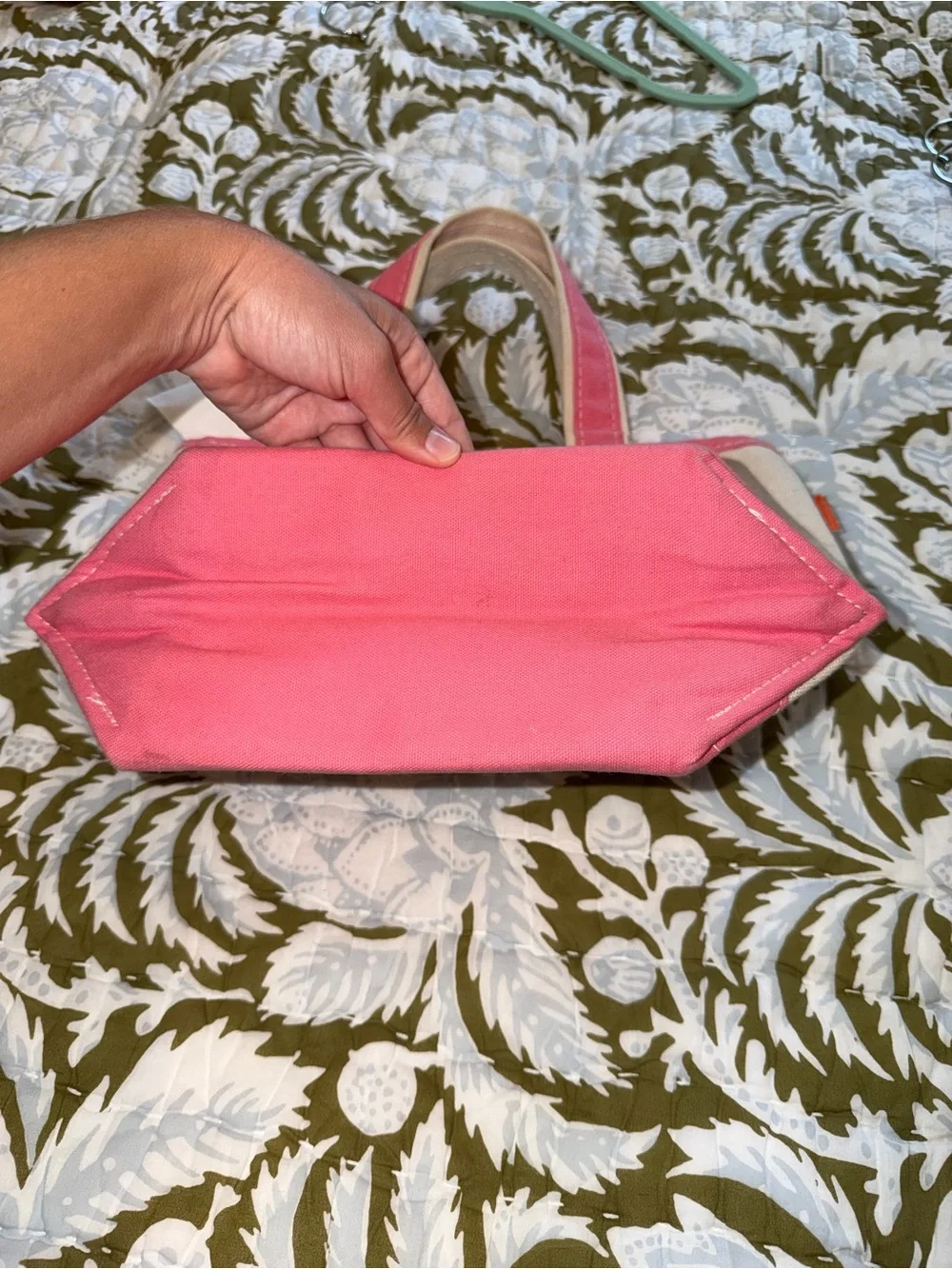 Seaside Canvas Mini Tote Bag